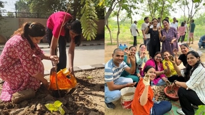Young Delhiites are making tree planting a year-round movement. Young Delhiites are making tree planting a year-round movement.