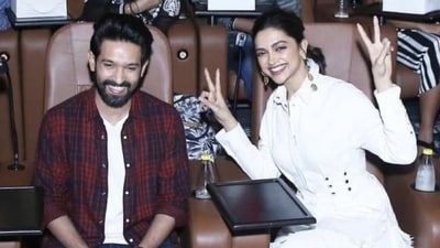 Vikrant Massey and Deepika Padukone Vikrant Massey and Deepika Padukone