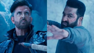 Hrithik Roshan and Jr NTR in War 2 Hrithik Roshan and Jr NTR in War 2