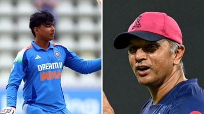 Rahul Dravid is looking after Vaibhav Suryavanshi (Reuters/AFP)