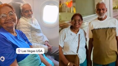 A heartfelt Instagram video showed an Indian techie taking his parents on a Vegas trip. (Instagram/realamitkashyap)