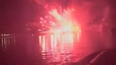 Lake Martin explosion: Law enforcement has asked boaters to stay away from this area. (X@spann) Lake Martin explosion: Law enforcement has asked boaters to stay away from this area. (X@spann)