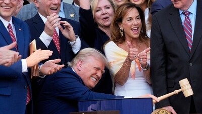 US President Donald Trump signed his 'Big Beautiful Bill' into a law in the White House on July 4 (AP) US President Donald Trump signed his 'Big Beautiful Bill' into a law in the White House on July 4 (AP)