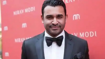 Nehal Modi, 46, is a Belgian citizen, seen here in an image from some years ago. (X/@SunilKu94764515) Nehal Modi, 46, is a Belgian citizen, seen here in an image from some years ago. (X/@SunilKu94764515)