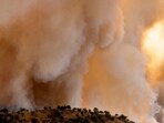 Sage Fire has scorched approximately 25 acres in Moreno Valley, California. Sage Fire has scorched approximately 25 acres in Moreno Valley, California.