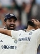 India's Akash Deep celebrates after taking the wicket of England's Brydon Carse to win the match on Sunday. (Reuters)