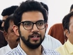 Shiv Sena (UBT) leader Aaditya Thackeray addresses the media in Mumbai. Shiv Sena (UBT) leader Aaditya Thackeray addresses the media in Mumbai.