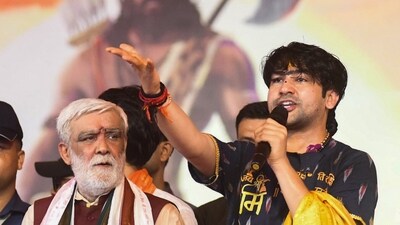 Bageshwar Dham Sarkar Acharya Dhirendra Krishna Shastri said that after Bihar state assembly polls are done, he will do a padyatra in the state. (ANI) Bageshwar Dham Sarkar Acharya Dhirendra Krishna Shastri said that after Bihar state assembly polls are done, he will do a padyatra in the state. (ANI)