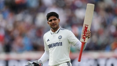 Gill joined the list of some of the most prolific single-match batting performances of all time: nobody's ‘lower’ score in a Test match has been higher than his 161. He was also the first player in Test history to score a double-century as well as a 150+ score in the same match. (Action Images via Reuters)