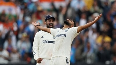 Akash Deep was the standout bowler in the Edgbaston Test as he scalped a total of ten wickets at Edgbaston. He took six wickets in the second innings and he took the key scalps of Joe Root, Ollie Pope, Harry Brook and Ben Duckett, (Action Images via Reuters)