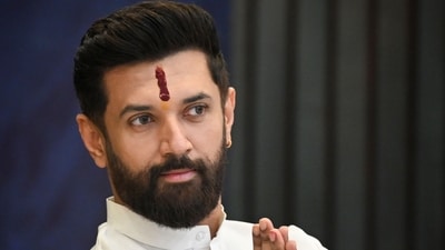 Chirag Paswan also expressed support for the domicile policy "for the sake of the youth" of Bihar. (Sanchit Khanna/Hindustan Times) Chirag Paswan also expressed support for the domicile policy "for the sake of the youth" of Bihar. (Sanchit Khanna/Hindustan Times)