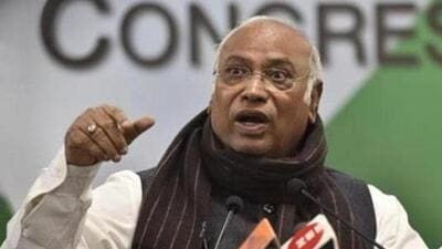 Congress president Mallikarjun Kharge. (File Photo) Congress president Mallikarjun Kharge. (File Photo)
