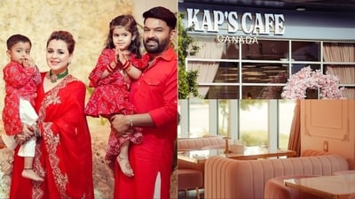 Kapil Sharma and Ginni Chatrath now own a restaurant in Canada. (Instagram/Kap’s Cafe) Kapil Sharma and Ginni Chatrath now own a restaurant in Canada. (Instagram/Kap’s Cafe)