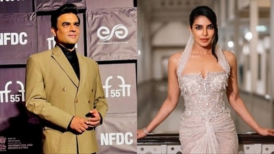 Priyanka Chopra reacted to R Madhavan's praise for her.