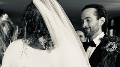 Mel B shared BTS snaps from her wedding (Instagram) Mel B shared BTS snaps from her wedding (Instagram)