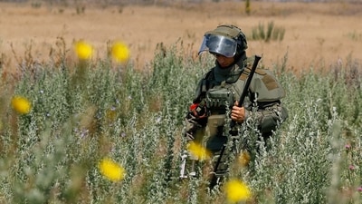 The Russian military accelerated its advances in Ukraine for a third consecutive month in June. (Reuters)