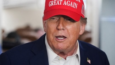 US President Donald Trump is reportedly spending a holiday weekend in New Jersey. (REUTERS)