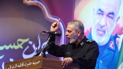 Chief of Staff of the Iranian Armed Forces Abdolrahim Mousavi has warned of a "paralysing" response for Israel if fresh attacks occur. (via REUTERS)