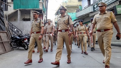 Police have tightened security across the city due to the possibility of a gang war (HT File) Police have tightened security across the city due to the possibility of a gang war (HT File)