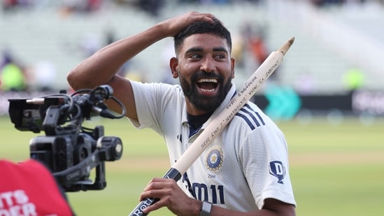 Mohammed Siraj struck the opening blow for India in the final innings as he dismissed England opener Zak Crawley for a duck. Siraj scalped a total of seven wickets, with six of them coming in the first innings.&nbsp;(AP)
