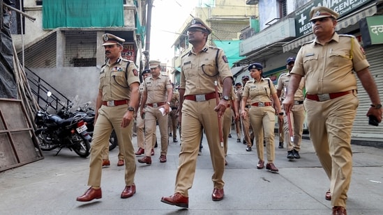 Police have tightened security across the city due to the possibility of a gang war (HT File)