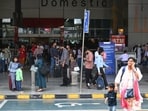 Delhi airport issued an advisory due to rains. Delhi airport issued an advisory due to rains.