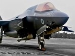 After the emergency landing, engineers from HMS Prince of Wales attempted to repair the F-35B jet but were unsuccessful. After the emergency landing, engineers from HMS Prince of Wales attempted to repair the F-35B jet but were unsuccessful.
