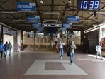 Ghatkopar Metro Station in Mumbai on a normal day. Ghatkopar Metro Station in Mumbai on a normal day.