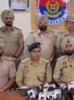 Police officials give details about the murder that took place in Salem Tabri on June 21. (HT Photo)