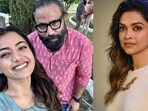 Rashmika Mandanna, Sandeep Reddy Vanga and Deepika Padukone Rashmika Mandanna, Sandeep Reddy Vanga and Deepika Padukone