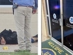 A rifle-wielding shooter was killed after ambushing US Border Patrol agents in McAllen, Texas. 