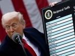 FILE PHOTO: US President Donald Trump delivers remarks on tariffs in the Rose Garden at the White House in Washington.