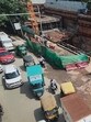 Work underway at the T-junction. (Vipin Kumar/HT Photo)