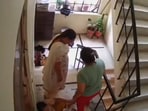 Woman drags, beats her mother-in-law after verbal altercation in Ghaziabad Woman drags, beats her mother-in-law after verbal altercation in Ghaziabad