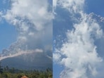 Mount Lewotobi Laki-Laki, a 1,584-metre-high twin-peaked volcano on the tourist island of Flores in eastern Indonesia, erupted at 11:05 am local time, spewing an ash cloud of 11 miles Mount Lewotobi Laki-Laki, a 1,584-metre-high twin-peaked volcano on the tourist island of Flores in eastern Indonesia, erupted at 11:05 am local time, spewing an ash cloud of 11 miles