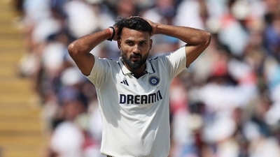 Akash Deep claimed a 10-wicket haul against England at Edgbaston. (AP)