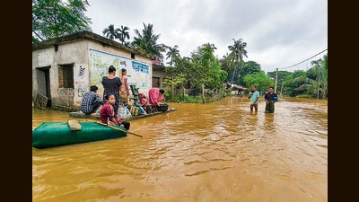 According to the study by IIT-Delhi and IIT-Roorkee, flash floods in higher reaches of Ganga and Indus are now happening in early monsoon period and could have ‘catastrophic outcomes’ (PTI) According to the study by IIT-Delhi and IIT-Roorkee, flash floods in higher reaches of Ganga and Indus are now happening in early monsoon period and could have ‘catastrophic outcomes’ (PTI)