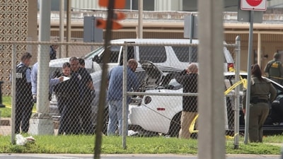 Law enforcement personnel operate at Rio Grande Valley Border Patrol Sector Annex, Monday, July 7, 2025, McAllen, Texas. (AP) Law enforcement personnel operate at Rio Grande Valley Border Patrol Sector Annex, Monday, July 7, 2025, McAllen, Texas. (AP)