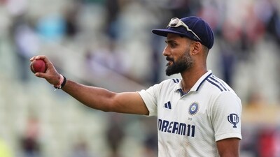Akash Deep called his sister after his 10-wicket haul in the Edgbaston Test (AP) Akash Deep called his sister after his 10-wicket haul in the Edgbaston Test (AP)