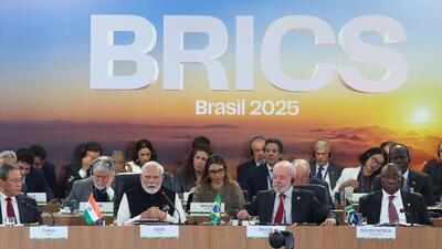 In this image via PMO on July 7, 2025, Prime Minister Narendra Modi attends a session during the 17th annual BRICS Summit in Brazil. (PMO) In this image via PMO on July 7, 2025, Prime Minister Narendra Modi attends a session during the 17th annual BRICS Summit in Brazil. (PMO)