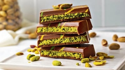 The craze for Kunafa chocolates was such that it lead to the shortage of pischatios across the globe and a rise in prices. The craze for Kunafa chocolates was such that it lead to the shortage of pischatios across the globe and a rise in prices.