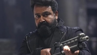 Mohanlal in a still from Prithviraj Sukumaran's L2 Empuraan. Mohanlal in a still from Prithviraj Sukumaran's L2 Empuraan.