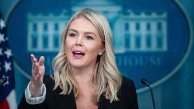 Karoline Leavitt defended Pam Bondi over Epstein ‘client list’ backlash. (Bloomberg) Karoline Leavitt defended Pam Bondi over Epstein ‘client list’ backlash. (Bloomberg)