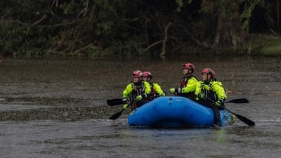 Flash floods in Mebane, Alamance County, North Carolina. (Representational Image/ Getty Images via AFP) Flash floods in Mebane, Alamance County, North Carolina. (Representational Image/ Getty Images via AFP)
