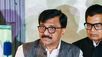 Shiv Sena (Uddhav Balasaheb Thackeray) MP Sanjay Raut has attacked the BJP over the Marathi row. (ANI) Shiv Sena (Uddhav Balasaheb Thackeray) MP Sanjay Raut has attacked the BJP over the Marathi row. (ANI)