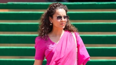 BJP MP Kangana Ranaut has doubled down on her remarks regarding the floods in Himachal Pradesh. (PTI) BJP MP Kangana Ranaut has doubled down on her remarks regarding the floods in Himachal Pradesh. (PTI)