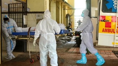 A three-kilometre radius around the patient's house has been declared a containment zone, (PTI) A three-kilometre radius around the patient's house has been declared a containment zone, (PTI)