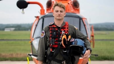 Scott Ruskan organized medical care for the injured while 12 helicopters from the Coast Guard, National Guard, and US Army carried out rescues. (@northamericanrescue/ Instagram) Scott Ruskan organized medical care for the injured while 12 helicopters from the Coast Guard, National Guard, and US Army carried out rescues. (@northamericanrescue/ Instagram)