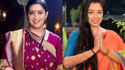 Smriti Irani as Tulsi and Rupali Ganguly as Anupamaa