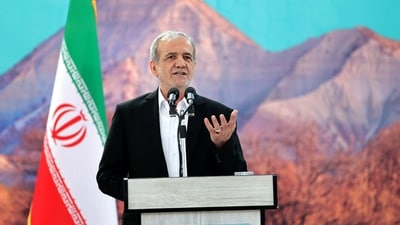 Iranian president Masoud Pezeshkian (File photo/REUTERS)